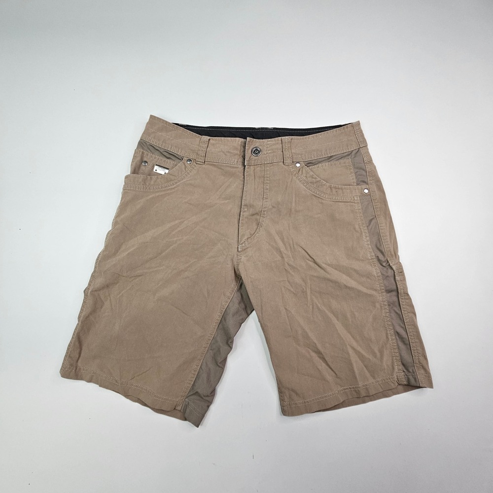 Kuhl Rydr Shorts Mens 32 Tan Hiking Outdoor Cargo 5068